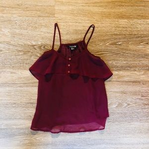 Forever 21 red tank top